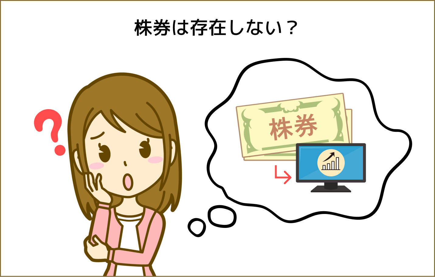 株券は存在しない？